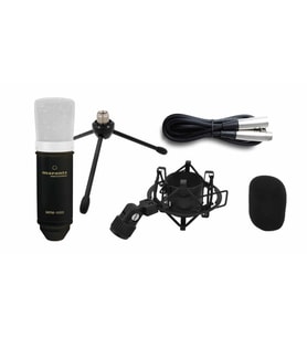 Marantz 077-000010 MPM-1000 Condenser Kayıt Mikrofonu  Stüdyo Kalitesinde Hassas Diyafram Podcast ve Vokal Kayıtları İçin Kristal Netliğinde Ses Aktarımı