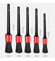 Detail Dash Brush Araç Dip Köşe Temizlik 5'li Fırça Seti İç ve Dış Temizleme Fırçaları