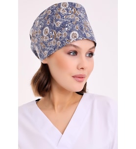 Desenli Doktor Hemşire Aşçı Cerrahi Hastane Bonesi Bandana M480