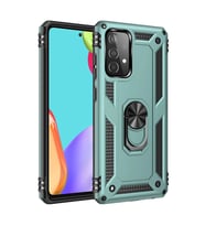 Samsung Galaxy A33 5g Kılıf Sofya Yüzüklü Silikon Kapak - Yeşil