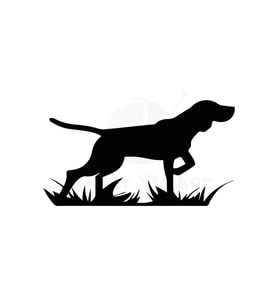 Av Köpeği Tasarım Oto Sticker 4X4 Siyah 20*10 Cm