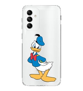Samsung Galaxy M13 Kapak Donald Duck Tasarımlı Şeffaf  Kılıf