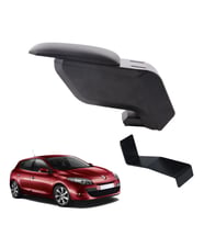 Renault Megane 3 HB 2012 Delmesiz Çelik Ayaklı Siyah Kolçak Kol Dayama