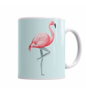 Flamingo Kupa Bardak  Porselen