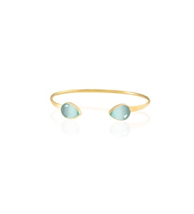 Kadir Jewellery 22 Ayar Altın Kaplama El İşçiliği Zirkon Taşlı Kadın Charm Bileklik