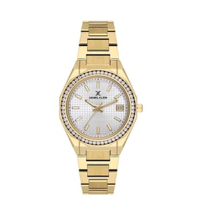 Daniel Klein DK102-DK.1.13716-5 ZİRKON TAŞLI KADIN KOL SAATİ (Gold)