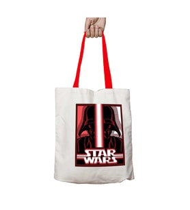 Kırmızı Kulplu Darth Vader Sith Lord Star Wars Yıkanabilir Omuz Çanta