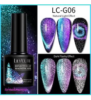 LILYCUTE 7ml 9D Reflective Cat Magnetic Kalıcı oje LC-G06 (53895)