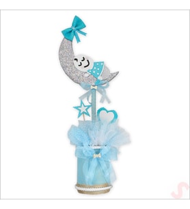 Ay Bebek Masa SüSü, 50cm x 20cm - Mavi (STD)