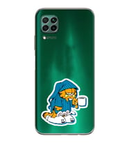 Huawei P40 Lite Uyumlu Baskılı Yumuşak Silikon Şeffaf Telefon Kılıfı