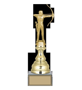 ODAK KUPA - Figürlü Kupalar - Okçu Figürlü Kupalar FG-023 B - 31 cm