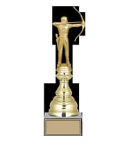 ODAK KUPA - Figürlü Kupalar - Okçu Figürlü Kupalar FG-023 B - 31 cm