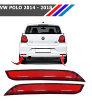 Otozet - VW Polo Arka Tampon Reflektörü Sol ve Sağ Takıım 2014-2018 6R0945105C