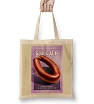 Sucuk Bez Çanta Uzun Saplı
