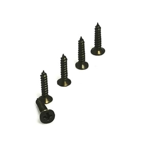 Klips, Menteşe, Ayak Vidası 2,2x7,5mm Çelik - Siyah 100 Adet