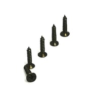 Klips, Menteşe, Ayak Vidası 2,2x7,5mm Çelik - Siyah 100 Adet