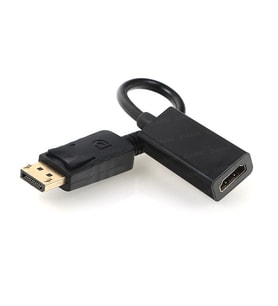 Dark DisplayPort to HDMI Dişi Kablo 4K
