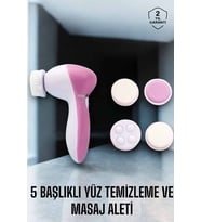 Taşınabilir Yüz Temizleme Cihazı Masaj, Peeling, Temizlik 5 Başlıklı