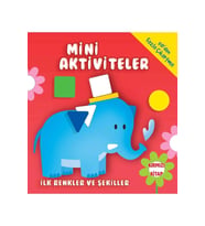 Mini Aktiviteler-İlk Renkler ve Şekiller-(Kırmızı Kitap) kitabı - Parıltı Yayınları