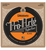 D’Addario EJ43 Klasik Gitar Tel Seti Silverplated Wound Light Tension
