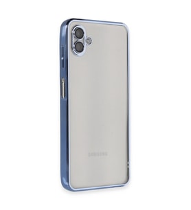 Samsung Galaxy A04 Kılıf Razer Lensli Silikon - Açık Mavi