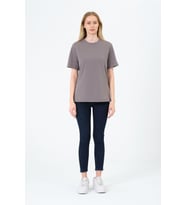 Kadın Bisiklet Yaka Kısa Kollu  Basic T-Shirt - İnterlok Kumaş