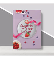 BK Gift Kişiye Özel İsimli Mutfak Tarif Defteri-16 (Beyaz)