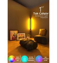 Şerit LED Led Işık Uzaktan Kumandalı Yapışkanlı Renk A Nimasyon Leyellow
