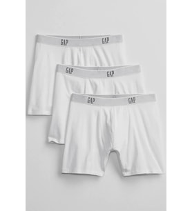 Gap V3-3PK Basic Erkek Boxer (Beyaz)