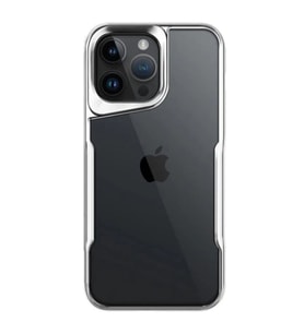 Apple İphone 14 Pro Max Kılıf Boyi Silikon Kapak - Gümüş