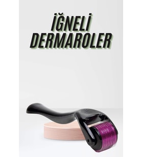Saç Çıkarma Tarağı Dermaroller 540 Iğneli Roller 1 Mm Iğne Cilt Yüz Yenileme Bakım Seti