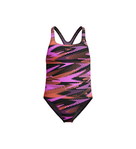 Speedo Hyperboom Alv Mdlt Jf Purple Kız Çocuk Mayosu 8-00372818290 Mor