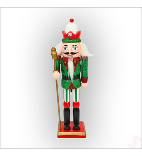 Kurşun Asker, Ahşap Fındıkkıran 18cm - Mızraklı (Karışık)