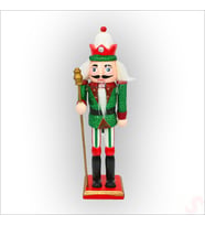 Kurşun Asker, Ahşap Fındıkkıran 18cm - Mızraklı (Karışık)