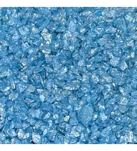 Tahtakale Toptancı Epoksi Mum Dekoratif 2-4 MM Arlığında Gerçek Cam Kırığı (50 GR)  Mavi