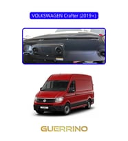 VOLKSWAGEN Crafter (2019+)TORPİDO KORUMA HALISI MAVİ KENAR