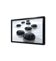 Spa Taşları Çerçeveli Cam Tablo