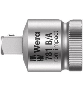 Wera 781 B 3/8" Adaptör, 781 B/A x 1/4 x 27 mm x 3/8"