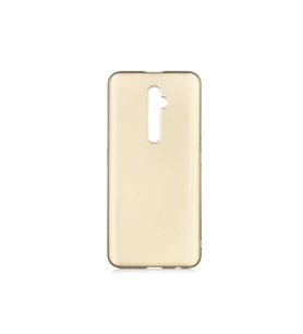 Oppo Reno 2Z Uyumlu Kılıf Zore Premier Silikon Kapak (Gold)