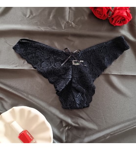Lara Full Dantel Önü Fiyonk Detaylı Bikini Model Külot