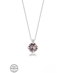 SWAROVSKİ TAŞLI  CRYSTAL 925 AYAR GÜMÜŞ KOLYE