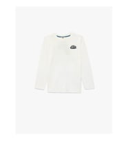 Koton Baskılı Beyaz Erkek Çocuk Uzun Kollu T-shirt 6SKB10058TK