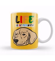 Funny Dog Lover Gift For   Men Kupa Bardak Porselen
