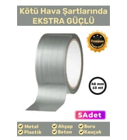 Özel Üretim Çok Amaçlı Su Geçirmez Sızdırmaz Güçlü Dayanıklı Izolasyon Gri Tamir Bandı 48 Mm 10 Mt 5
