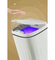 Akıllı Sensörlü Çöp Kovası, Işık, Koku Geçirmez, Ofis, Banyo, Mutfak