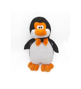 Peluş Papyonlu Penguen 40 Cm - Mavi Su Dünyası (Çok Renkli)
