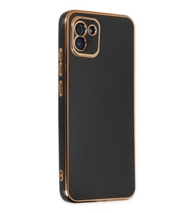 Galaxy A03 Kılıf Volet Silikon - Siyah