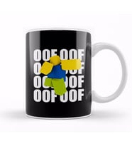 Funny Game Characters Roblox Oof Meme Dancing Dabbing Noob Kupa Bardak Porselen