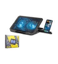 Hadron Hdx4253 Notebook Soğutucu Ledli Çift Fanlı Telefon Standlı