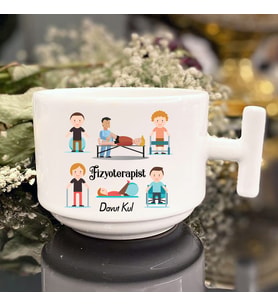 Erkek Fizyoterapist T Kulp Nescafe Fincanı